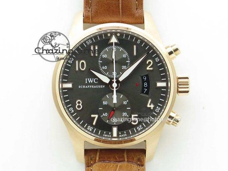 MIROTIME 0513 MARK XVIII Le Petit Prince IW327004 SS FKF 1:1 Best Edition Blue Dial On Brown Leather Strap Trendsetting 7117